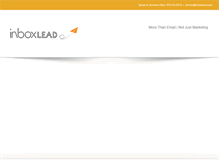Tablet Screenshot of inboxlead.com
